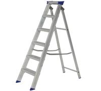 Werner Aluminium Mastertrade 6 Tread Swingback Stepladder 1.3mtr