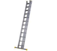 Werner Aluminium Triple Section Extension Ladder Box Section,3.58m