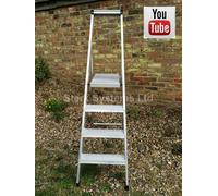 Werner Class 1 Platform Step Ladder Heavy Duty Industrial Builders Use