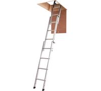 Werner Easiway 3 Section Aluminium Loft Ladder