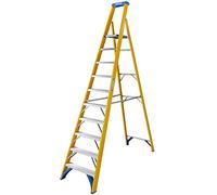 Werner Fibreglass Platform Stepladder 10 Tread