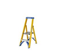 Werner Fibreglass Platform Stepladder 2 Tread