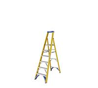 Werner Fibreglass Platform Stepladder Trade 6 Tread