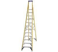 Werner Fibreglass Platform Stepladder 12 Tread 7171218