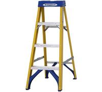 Werner Fibreglass Swingback Stepladder - 4 Tread