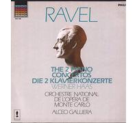 Werner Haas, Monte Carlo Opera Orchestra, Alceo Galliera - Ravel; Piano Concertos