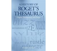 Werner Hüllen A History of Roget's Thesaurus (Paperback)