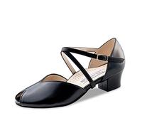 Werner Kern Freya Social Dance Shoes (UK Size), Black Nappa Leather, 4.5 UK