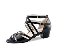 Werner Kern Ilka Social Dance Shoes (UK Size), Black Nappa Leather, 5 UK