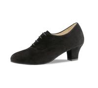 Werner Kern Ingrid Women's Trainer Shoes - Suede Black - 4.5 cm Block Heel - Interchangeable Footbed - Made in Italy, black, 7.5 UK