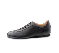 Werner Kern Positano Men's Trainers Dance Shoes - Black Leather - 1.5 cm Wedge Heel - Suede Sole - Made in Italy, black, 11.5 UK, 28062 Schwarz