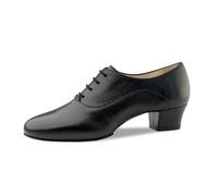 Werner Kern Runa Women's Trainer Shoes - Black Leather - 3.5 cm Block Heel - Split Sole - Made in Italy, black, 4 UK