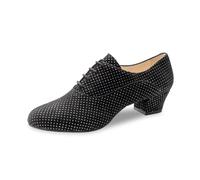 Werner Kern Runa Women's Trainer Shoes - Brocade Black - Normal Width - 3.5 cm Block Heel - Made in Italy, black, 7.5 UK