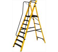 Werner Megastep 8 Tread Fibreglass Platform Stepladder