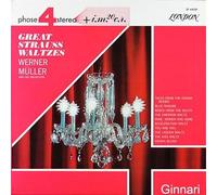 Werner Müller - Great Strauss waltzes (UK, 'Phase 4 Stereo') / Vinyl record [Vinyl-LP]
