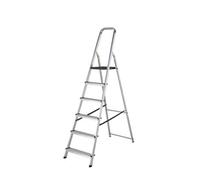 Werner Platform Stepladder 6 Tread High Handrail