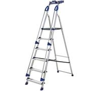 Werner Platform Stepladder 6 Tread Workstation