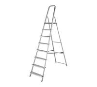 Werner High Handrail 8 Tread Aluminium Stepladder