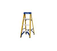 Werner Stepladder Fibreglass 4 Tread Trade, Heavy Duty 150Kg Load Capacity, EN131 certification, 25 Year Guarantee
