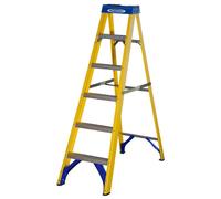 Werner Trade BS EN131 Fibreglass Swingback Step Ladders