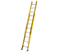 Werner Werner 2.5m Alflo Fibreglass Trade Double Extension Ladder