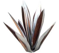 Wernfale 1 PCS DIY Metal Agave Plant Rustic Hand Painted Metal Agave Garden Yard Art Decoration 65CM