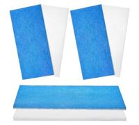 Wernfale 3Pcs Airbrush Booth Filter Kit Paint Booth Filter Pad Booth Exhaust Filter Fiberglass Booth Replace Filter Kit