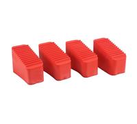 Wernfale 4pcs Step Ladder Feet Covers Versatile Ladder Leg Covers Non-Skid Ladder Pads Rubber Foot Pad Insulating Foot Sleeve