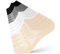 wernies No Show Socks Women - 8 Pairs Ankle Socks for Women, Low Cut Socks Short Cotton Socks, Invisible Casual Socks, Mix of Colors-006（8 Pairs/16 Pieces）, 5-8
