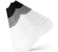 wernies No Show Socks Women - 8 Pairs Ankle Socks for Women, Low Cut Socks Short Cotton Socks, Invisible Casual Socks, Mix of Colors-001（8 Pairs/16 Pieces）, 5-8