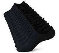 wernies No Show Socks Women Low Socks Non Slip Flat Boat Line 4/8 Pairs, 8 Pairs_black_002, 11-14