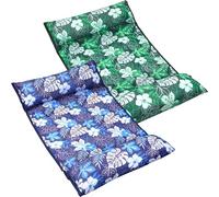 WERNNSAI 2 Pack Lilo Pool Inflatables Pool Floats Set with Cool Mesh Water Hammock Multi-Purpose 4-in-1 Saddle Lounge Chair Drifter for Swimming Beach Party Toys