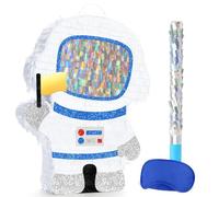 WERNNSAI Astronaut Pinata - Spaceman Pinata with Blindfold and Stick for Boys Girls Space Adventure Birthday Party Decoration Space Astronaut Party Supplies for Baby Shower Anniversary Celebration