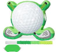 WERNNSAI Golf Ball Pinata - Sports Themed Party Decorations with Stick and Blindfold for Man Birthday Retirement Party Decor Father's Day Hole in One Par-Tee Birthday Supplies Photo Props