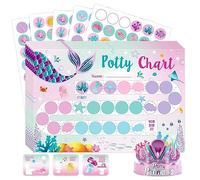 WERNNSAI Potty Training Chart - Mermaid Toilet Training Reward Chart