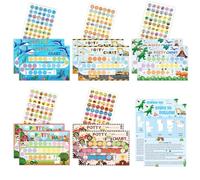 WERNNSAI Potty Training Reward Chart Set for Boys Toddler Kids