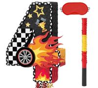 WERNNSAI Race Car Number 4 Pinata for 4nd Birthday Party Decorations