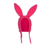 WERNZATT Bunny Hat Women/Girls Rabbits Ear Fleece Beanie Family Matching Cap Winter Warm Hat Halloween Christmas Easter Hat (Pink Kids, ONE SIZE)