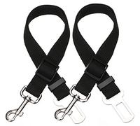 WERPOWER Elisel 2 Packs Adjustable Length Pet Dog Cat car seat Belt Pet seat Belt Pet Accessories for Dogs Cats and Pets