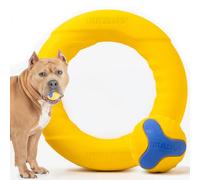 WERPOWER Power Duo - Fetch Toy Pack - Extremely Durable Chew Ring and Bouncy Ball. Designed for Aggressive Chewers and Tuggers - Su.