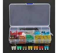 Werse 100pcs Assorted Auto Car Motorcycle Standard Blade Fuse 5A 7.5A 10A 15A 20A 25A 30A