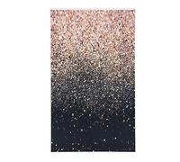Werse 4x6ft/5x7ft/3x5ft Glitter Black Gold Dots Thin Vinyl Photography Backdrop Background Studio Photo - 150 * 210cm