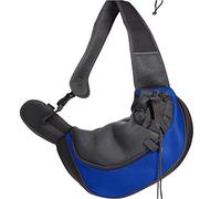 Werse Cat And Dog Travel Portable Shoulder Bag Breathable Mesh Cloth Pet Backpack - Dark Blue - S(24 * 22Cm Inside)