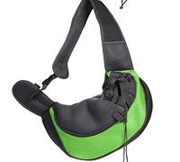 Werse Cat And Dog Travel Portable Shoulder Bag Breathable Mesh Cloth Pet Backpack - Green - S(24 * 22Cm Inside)