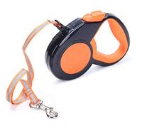 Werse Dog Leash Automatic Telescopic Rope - Orange - Small 4 Meters Fit Below 10Kg