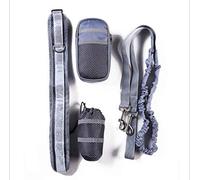 Werse Dog Running Pet Sports Set Reflective Traction Rope Set - Gray