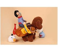 Werse Pet Riding Apparel/Cowboy Knight Clothes - Riding A Horse Holding A Purse - M