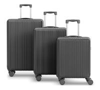 Wertes 3 Piece Luggage Set - Suitcase Set with TSA Lock, Lightweight ABS - Hard Shell Trolley with Spinner Double Wheels - Cabin, Medium & Large Travel Cases - Durable & Space-Saving
