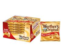 Werther's Original Butter Candies - Traditional Caramel Flavour, Individually Wrapped Sweets, 135 g (Pack of 18)