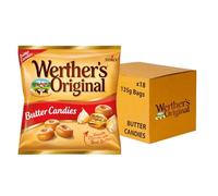 Werther's Original Butter Candies - Traditional Caramel Flavour, Individually Wrapped Sweets, 135 g (Pack of 18)